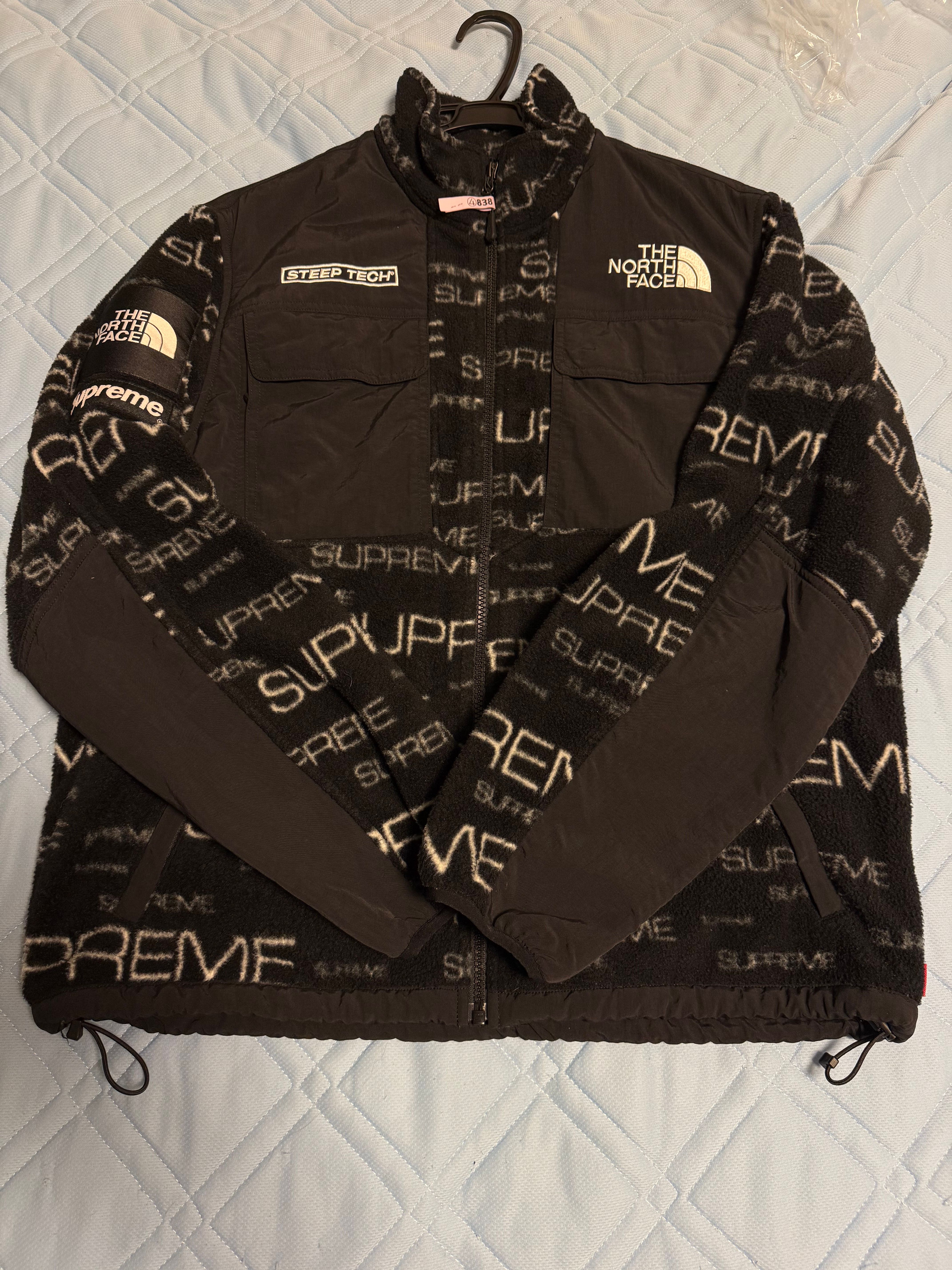 Supreme x The North Face Steep Tech Fleece Jacket "Black"