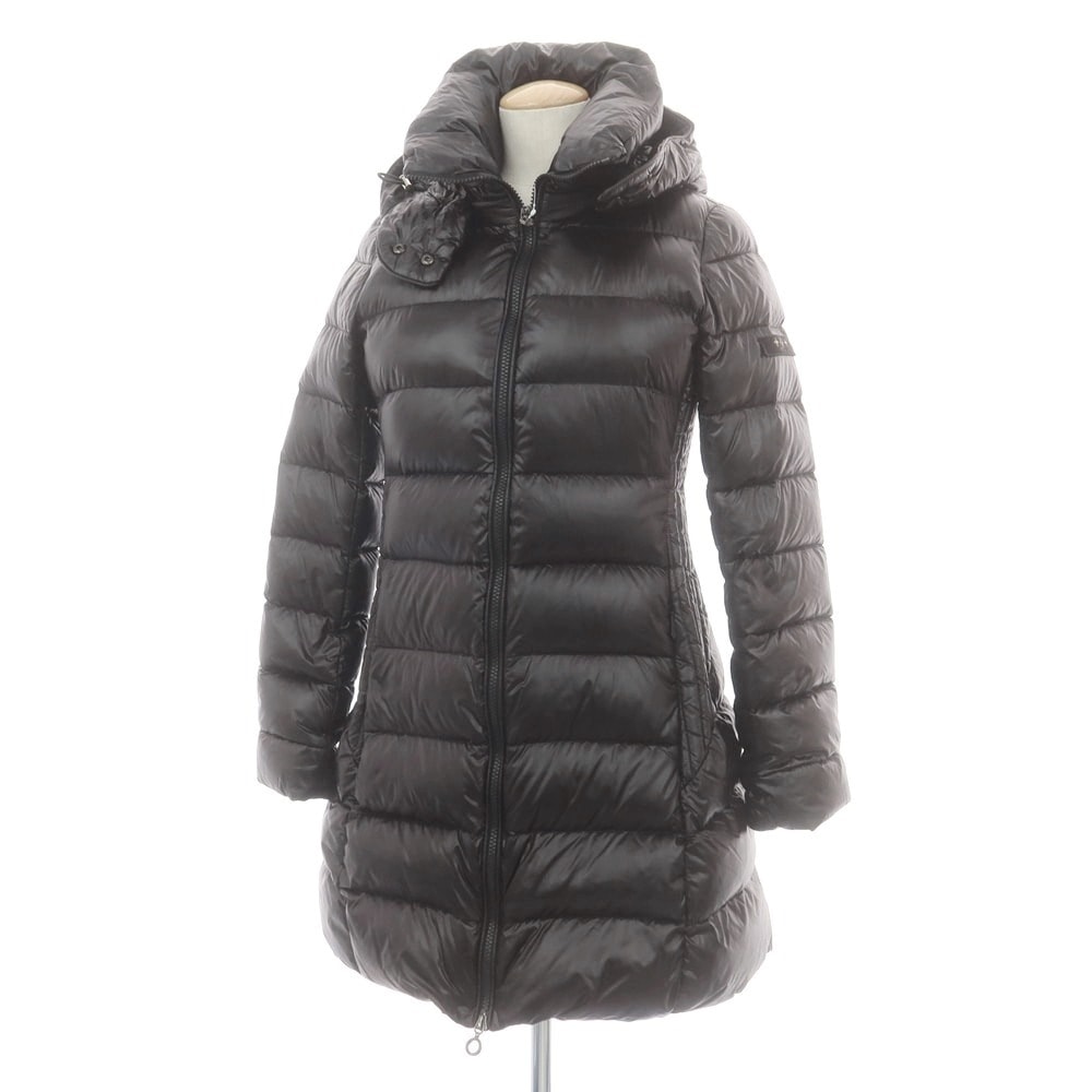 【中古】タトラス TATRAS ナイロン ダウンコート ブラック【サイズ2】【レディース】