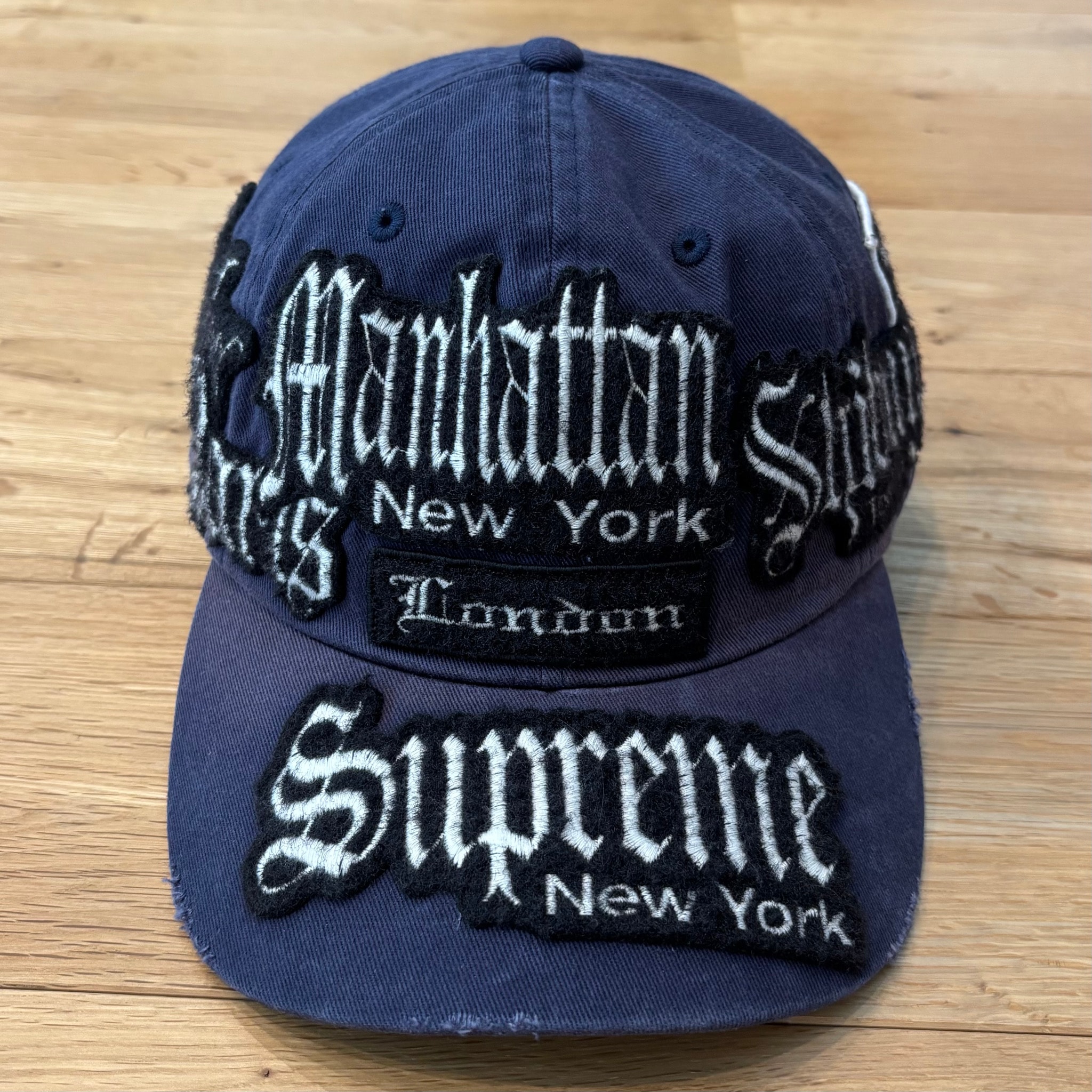Supreme City Patches 6-Panel "Navy"