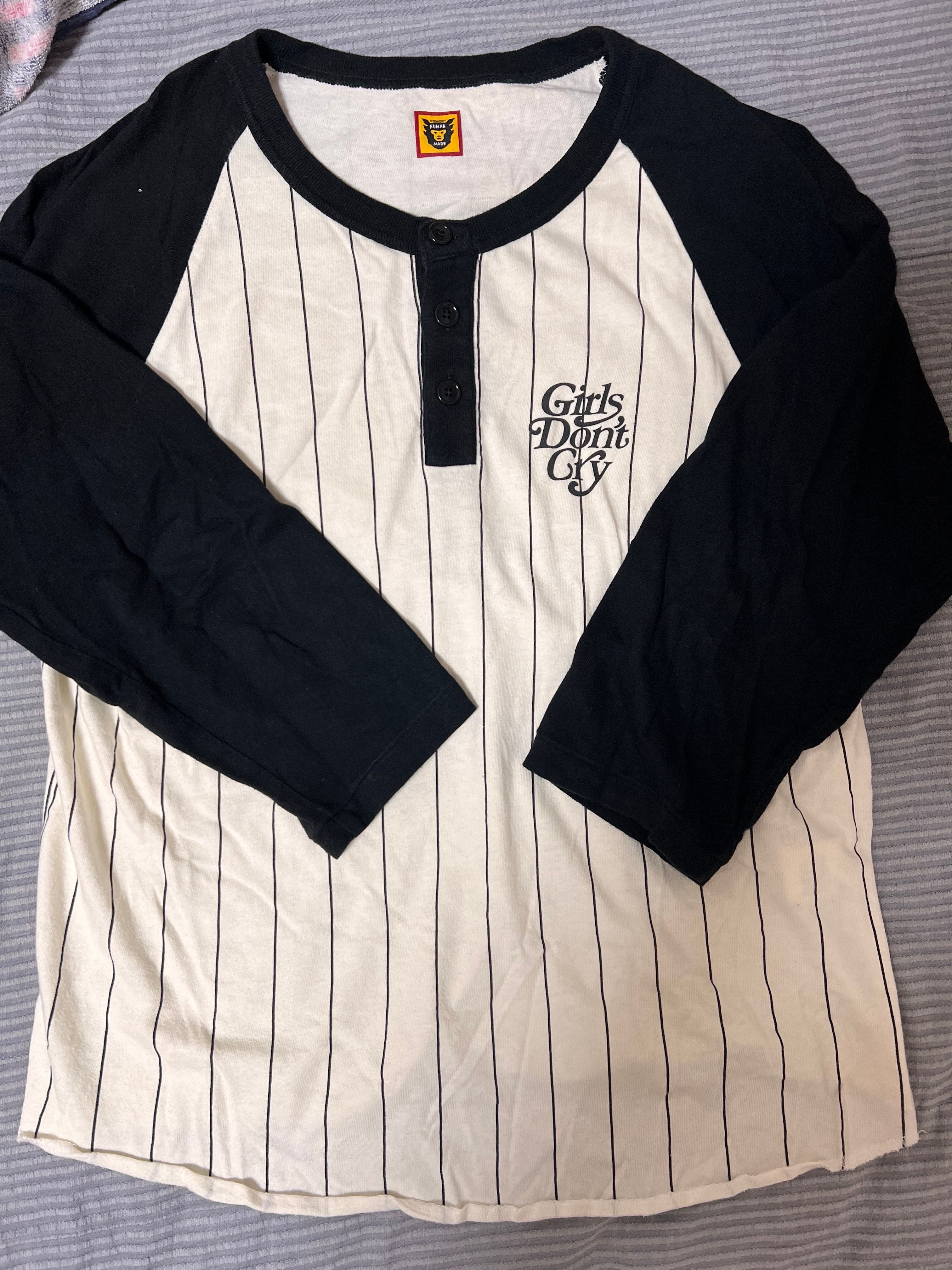 HUMAN MADE x Girls Don't Cry x GDC Baseball 3/4 T-Shirt "Black" / VERDY