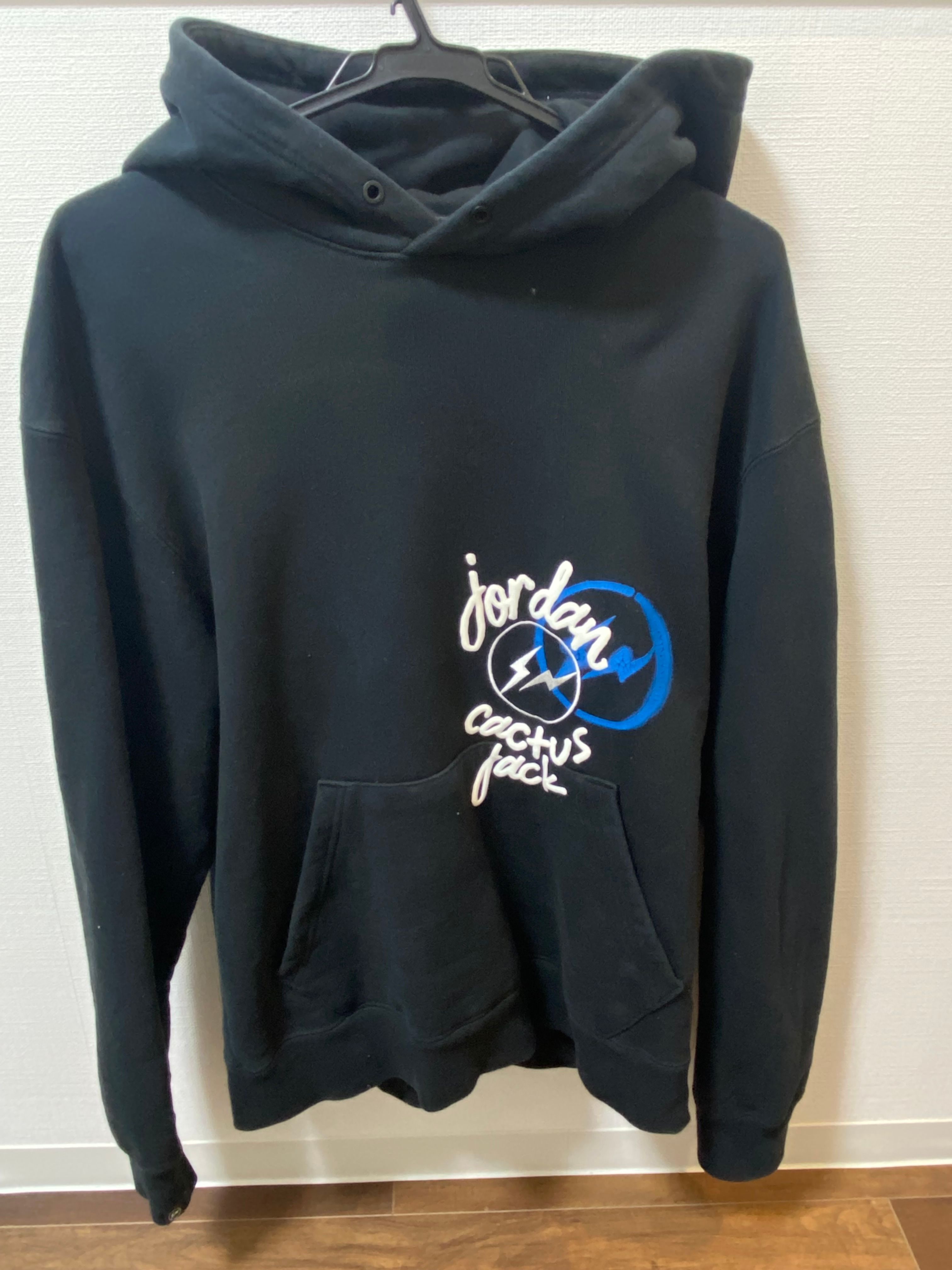Air Jordan Travis Scott Fragment Hoodie "Black"