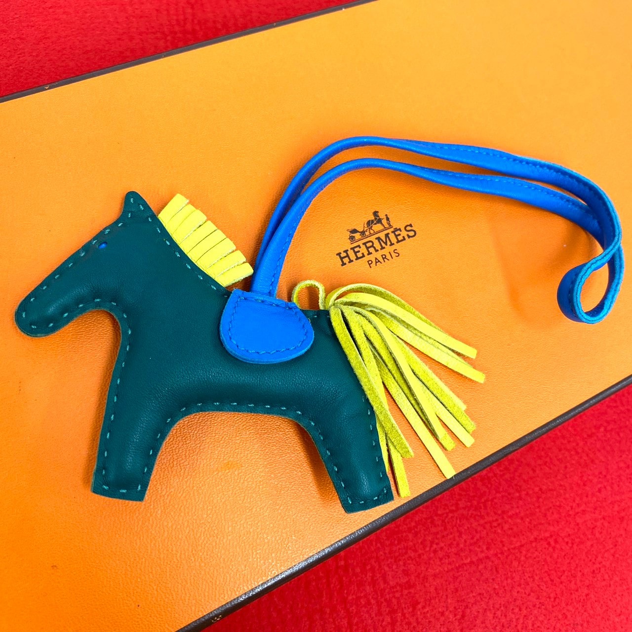HERMES エルメス ロデオ チャーム PM アニョーミロ その他ファッション雑貨 グリーン
03074
