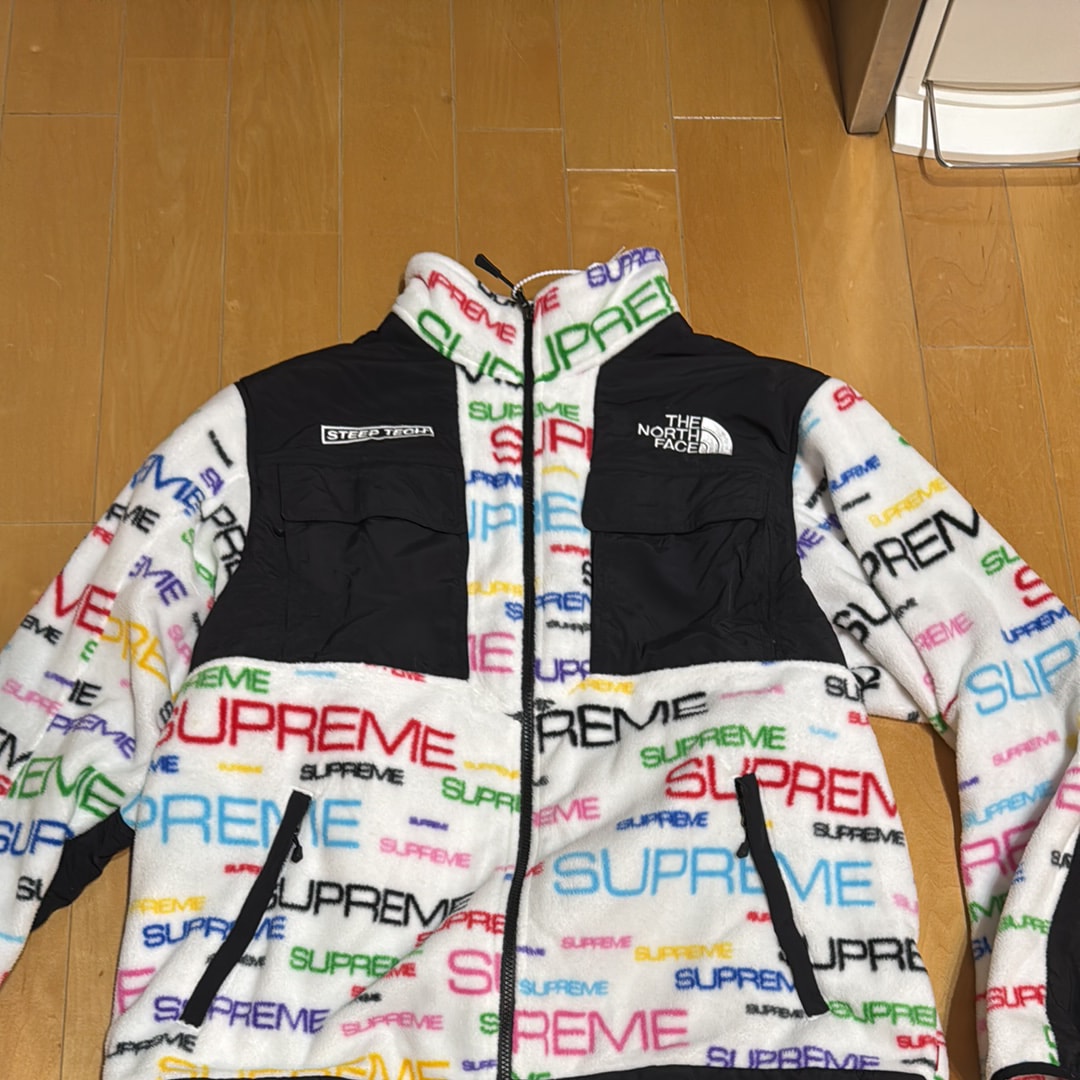 Supreme x The North Face Steep Tech Fleece Jacket "White"