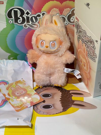 POP MART THE MONSTERS (LABUBU) Big into Energy Series Plush Pendant HAPPINESS