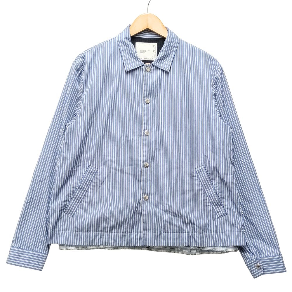 SACAI サカイ 品番 26-03993M Poplin Blouson ストライプ ブルゾン ジャケット 41239