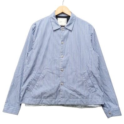SACAI サカイ 品番 26-03993M Poplin Blouson ストライプ ブルゾン ジャケット 41239