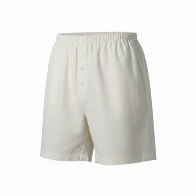 PRADA プラダ トライアングルロゴ ウエスト調節可◎ アイボリー コットン コットンパンツ A3-00415 【中古】