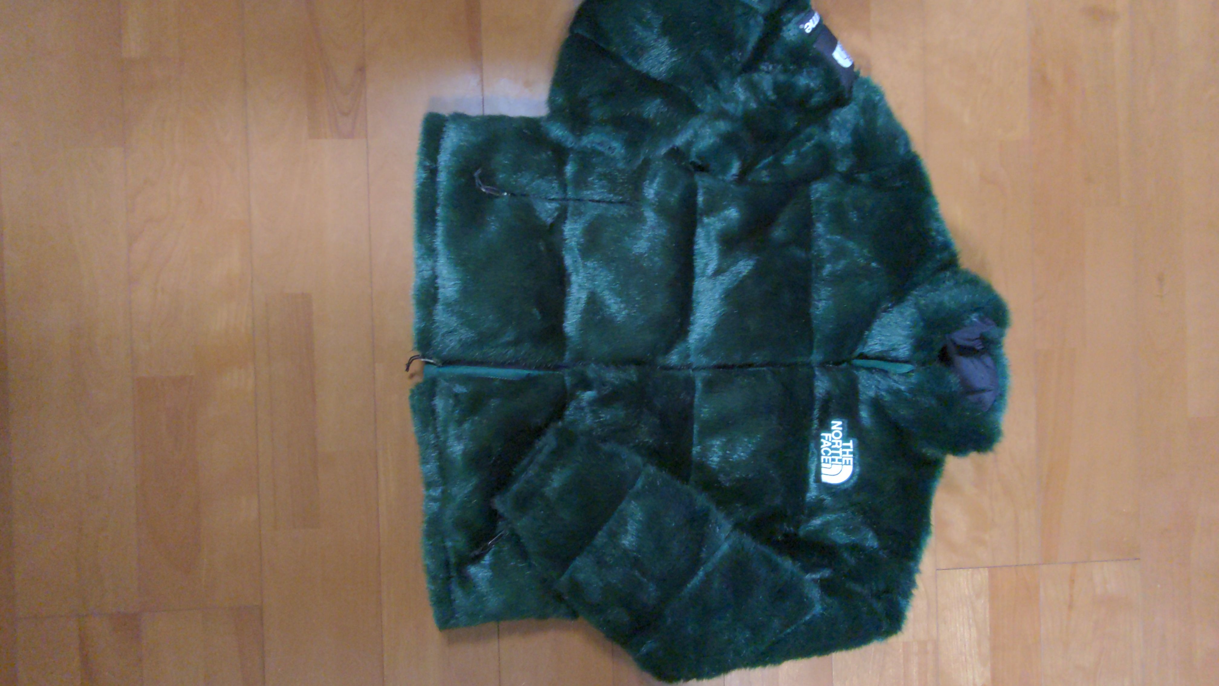 Supreme x The North Face Faux Fur Nuptse Jacket "Green"