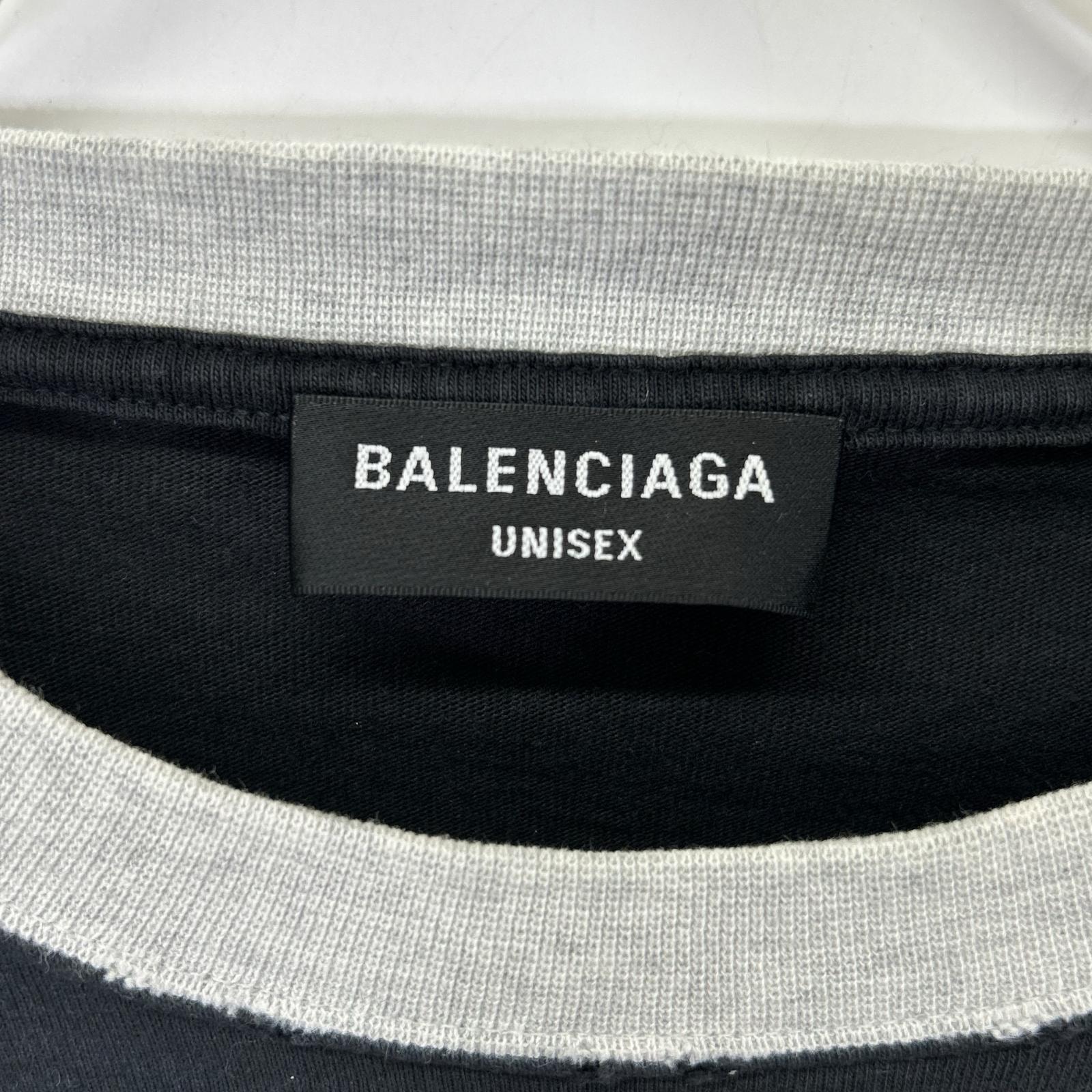 B (目立った傷や汚れなし)】バレンシアガ 21SS 699190 ロゴ刺繍UNITY7