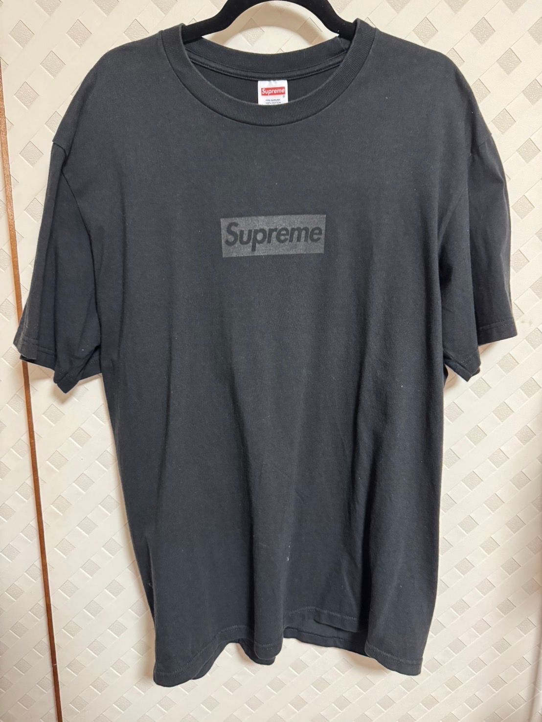 Supreme Tonal Box Logo Tee "Black"