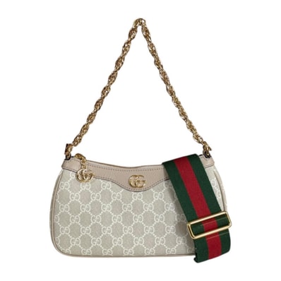 グッチ スモール オフィディア ショルダーバッグ GGスプリームキャンバス 735132 ベージュ レディース GUCCI 中古