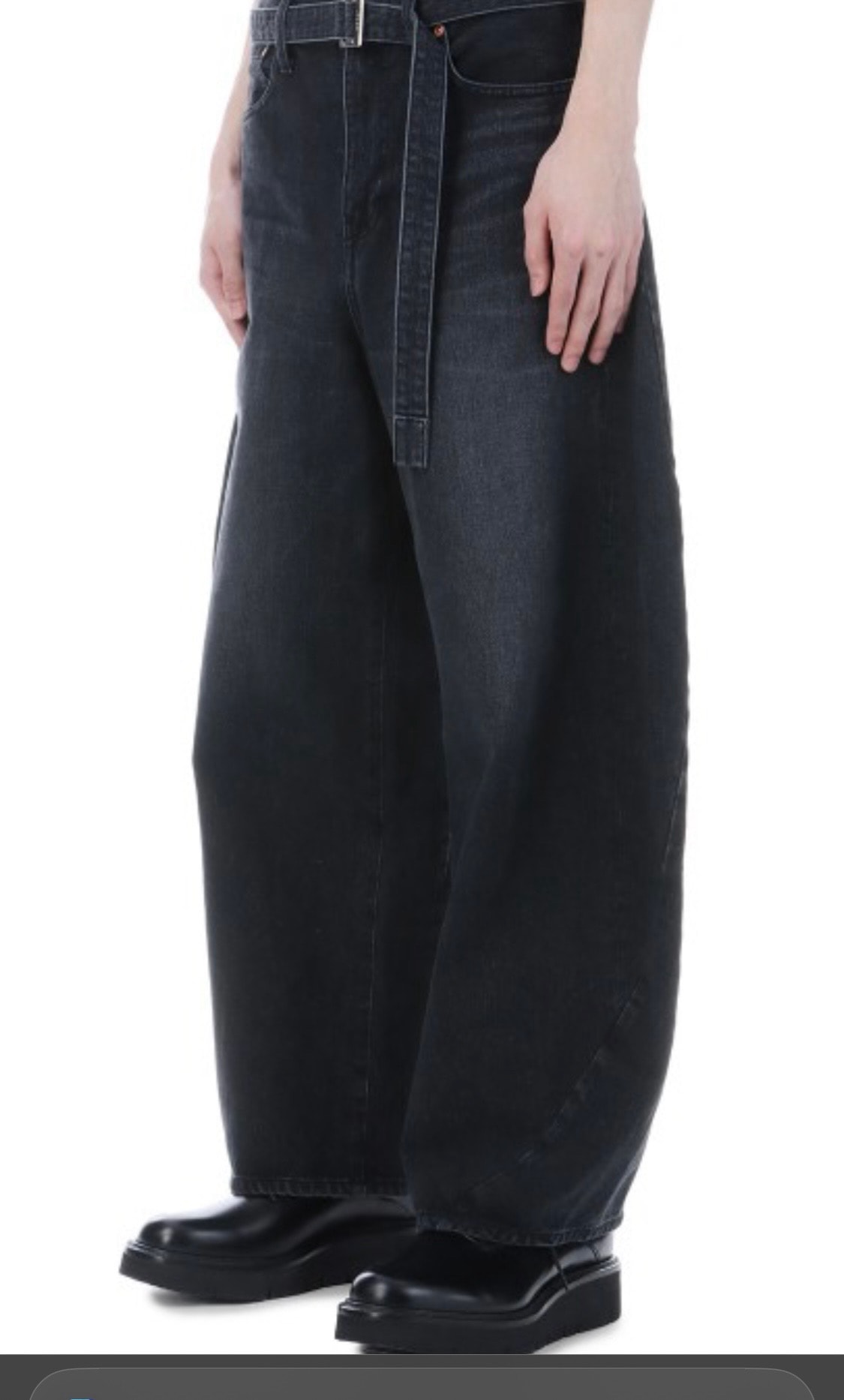 sacai Denim Pants "Black"