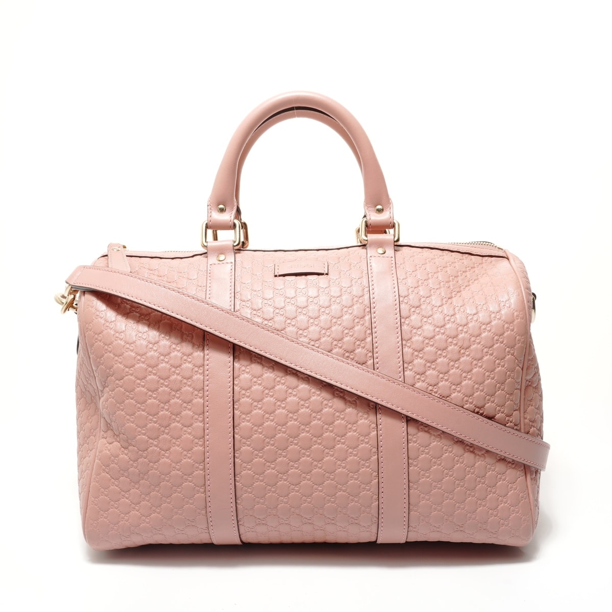 グッチ GUCCI グッチシマ マイクロGG ミニボストンバッグ ボストンバッグ【中古】