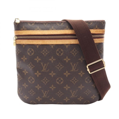 ルイ・ヴィトン LOUIS VUITTON ポシェットボスフォール ショルダーバッグ バッグ PVCコーティングキャンバス レザー モノグラム レディース ブラウン系 M40044 【中古】