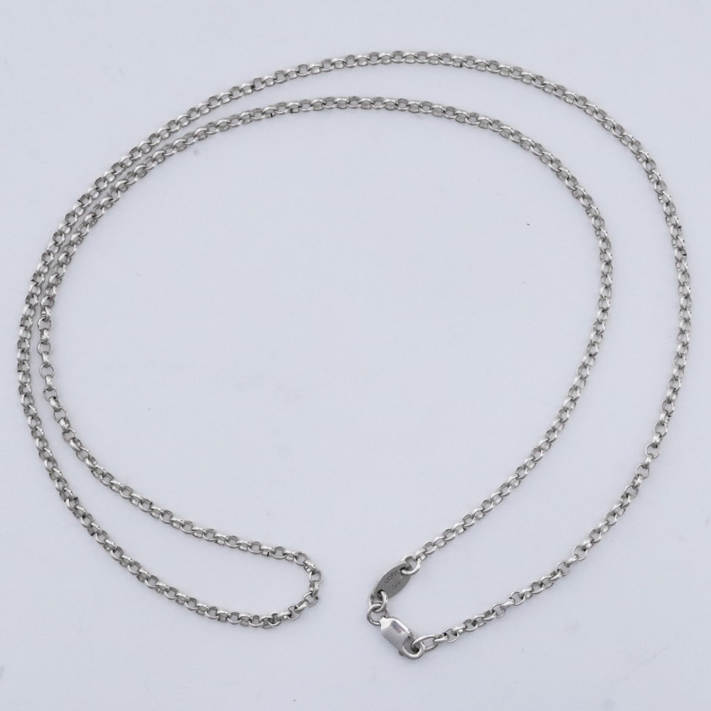 Chrome Hearts Roll Chain Necklace "Silver"
