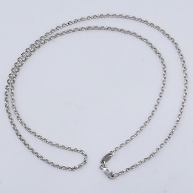 Chrome Hearts Roll Chain Necklace "Silver"