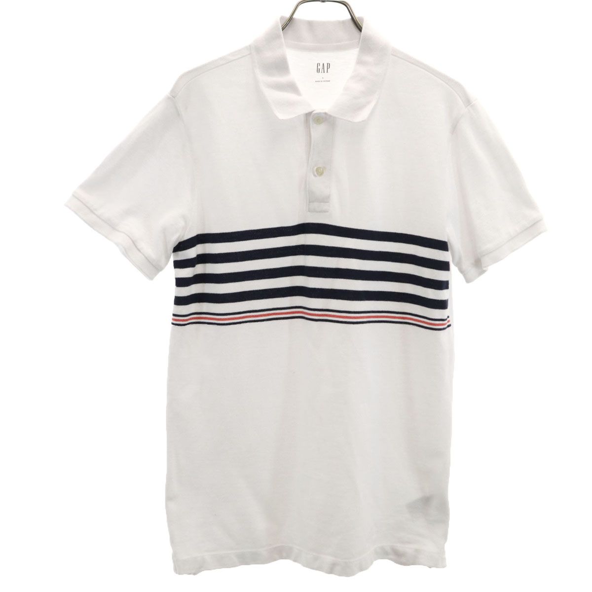 GAP ギャップ 半袖 ポロシャツ S ホワイト