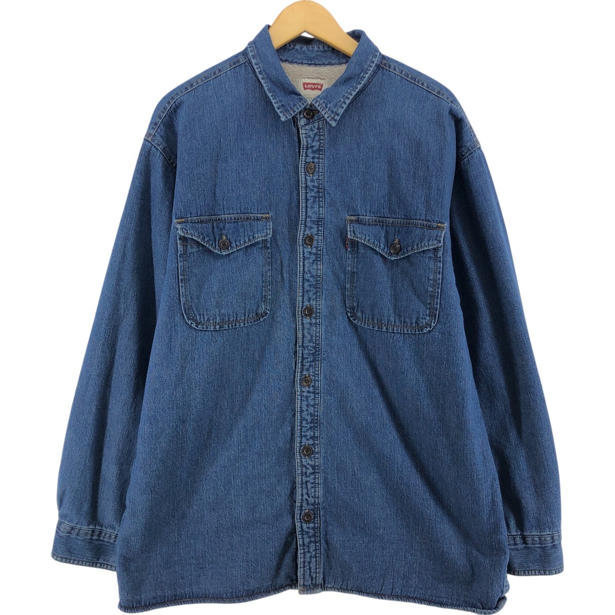 古着 リーバイス Levi's 長袖 デニムシャツ メンズXL相当/eaa523093