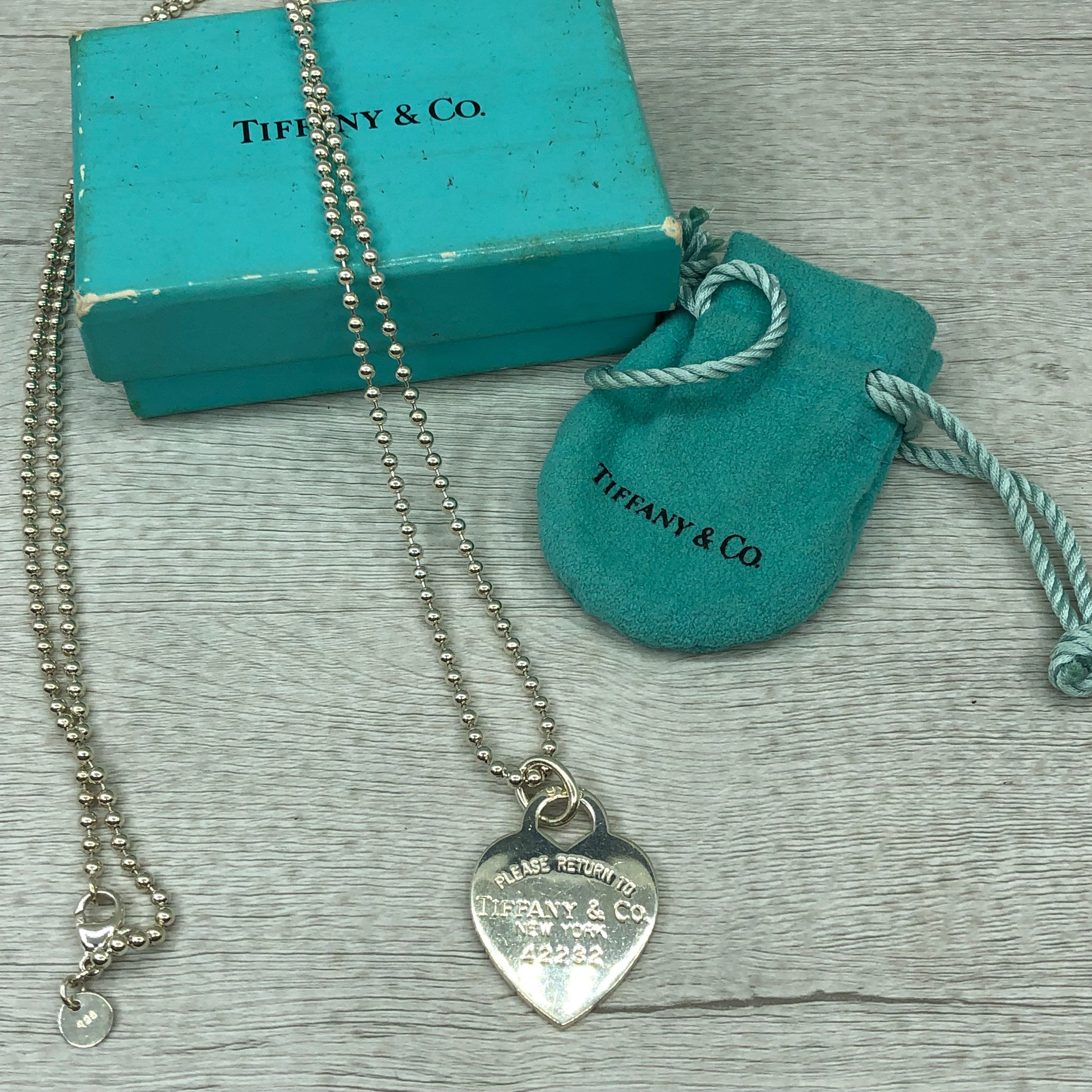 ティファニー ハート ボールチェーン ネックレス