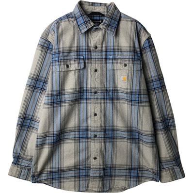 古着 カーハート Carhartt Loose Fit 長袖 フランネルチェックシャツ メンズM相当/eaa637668