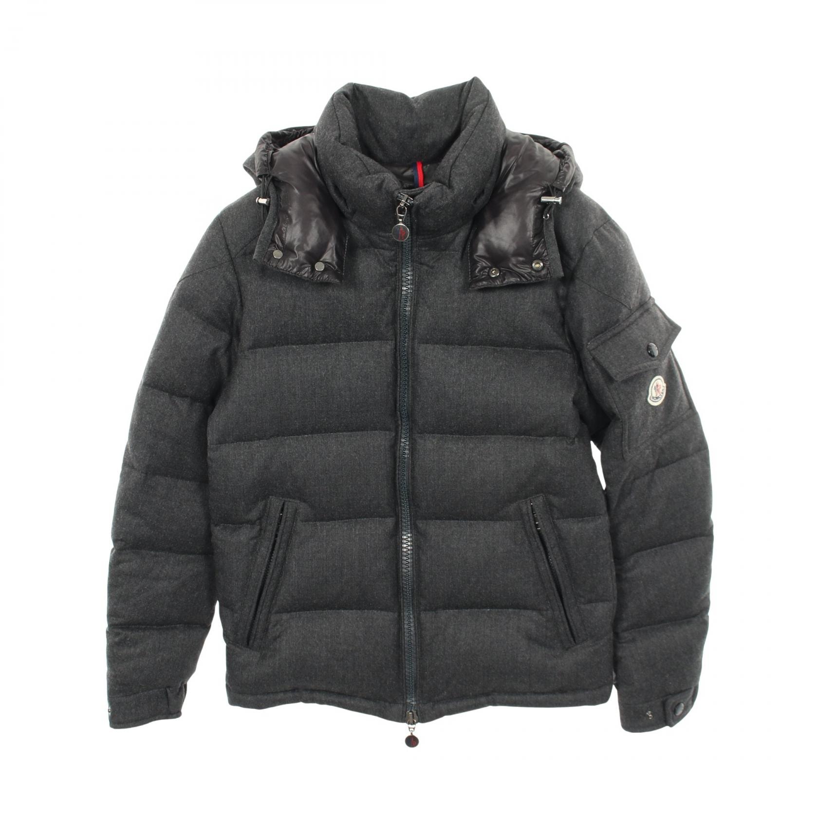 モンクレール MONCLER MONTGENEVRE モンジュネーヴル ダウンジャケット 衣料品 アウター ウール メンズ グレー系 4033805 【中古】