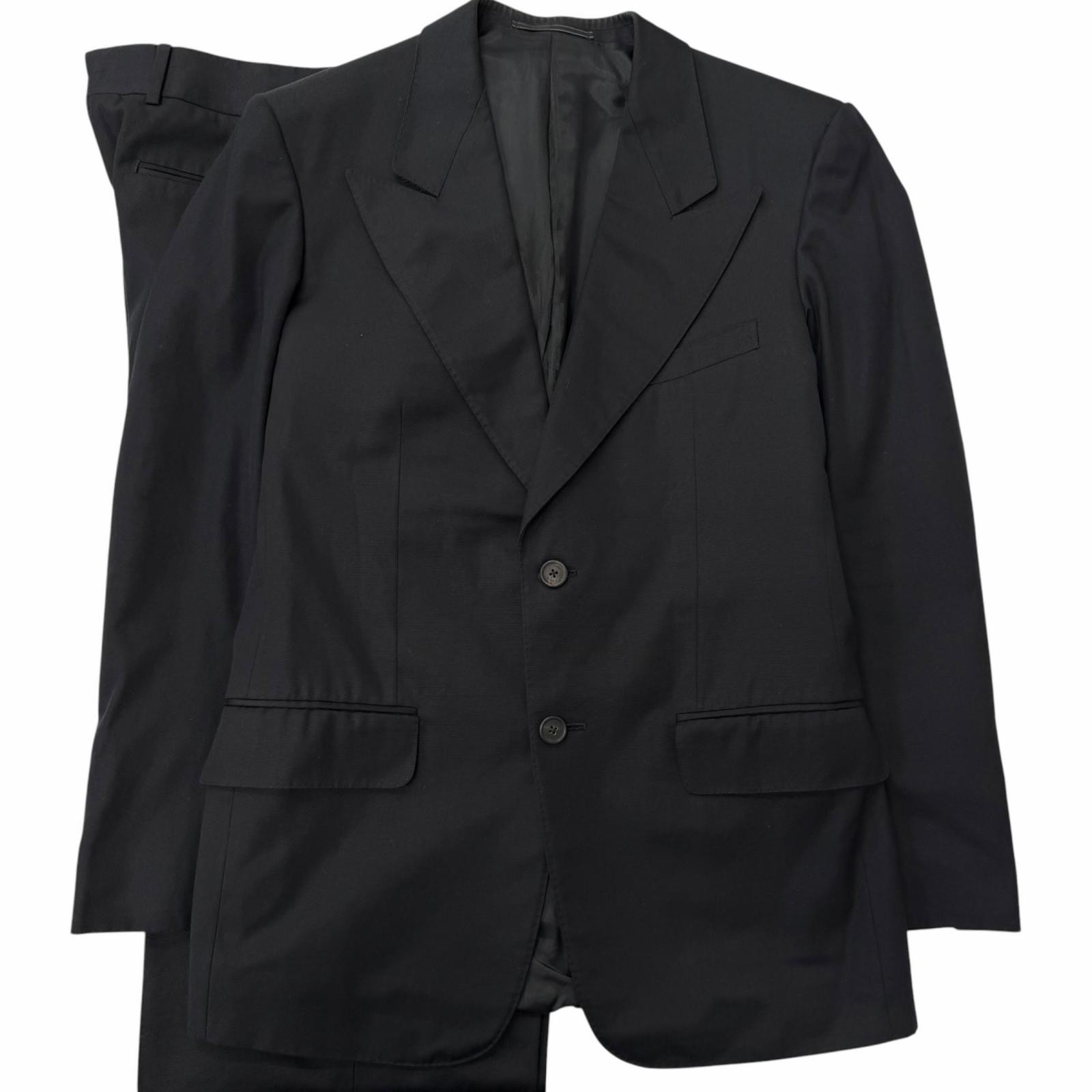 美品 グッチ スーツ ブラック メンズ 46
