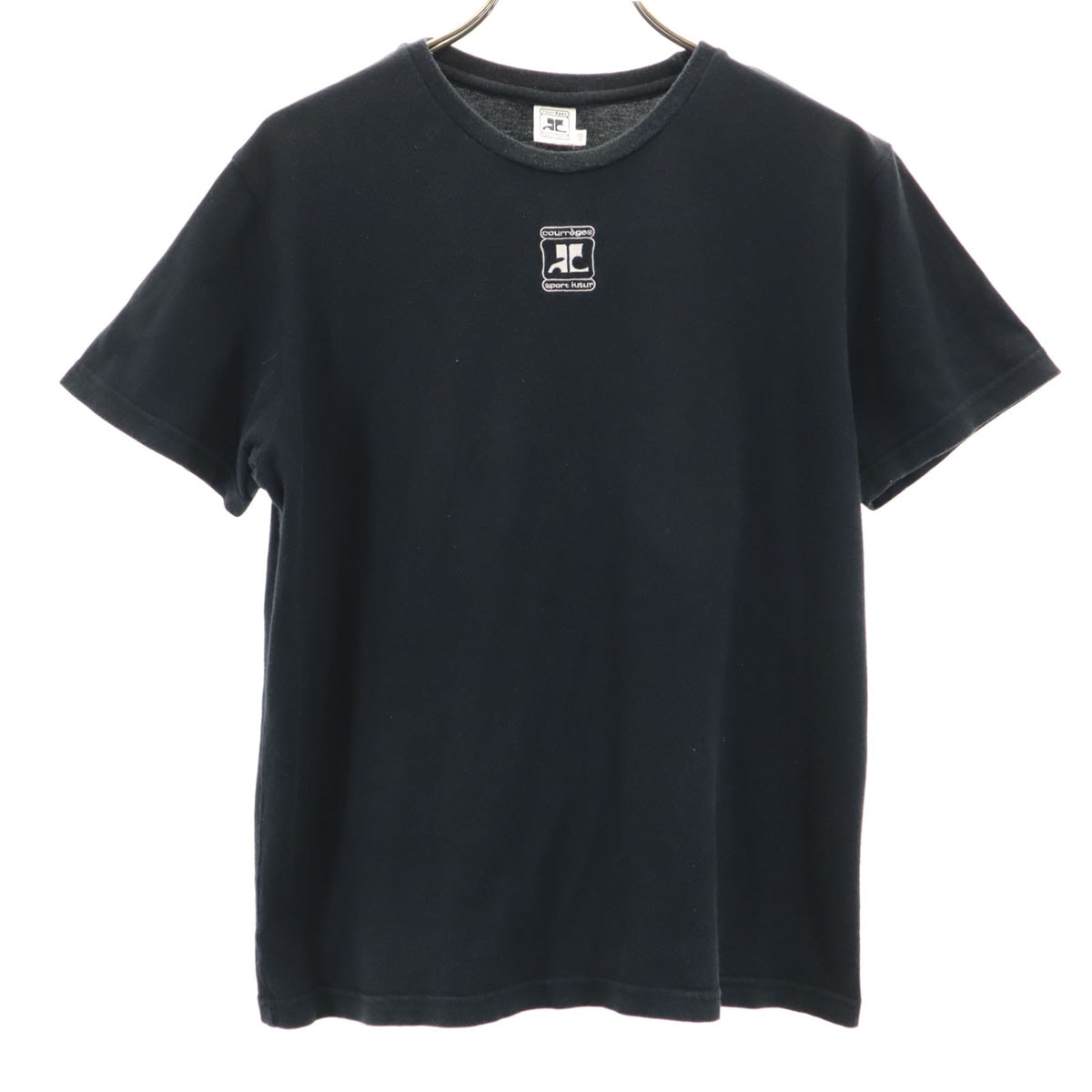 courreges クレージュ 半袖 Tシャツ 40 ブラック