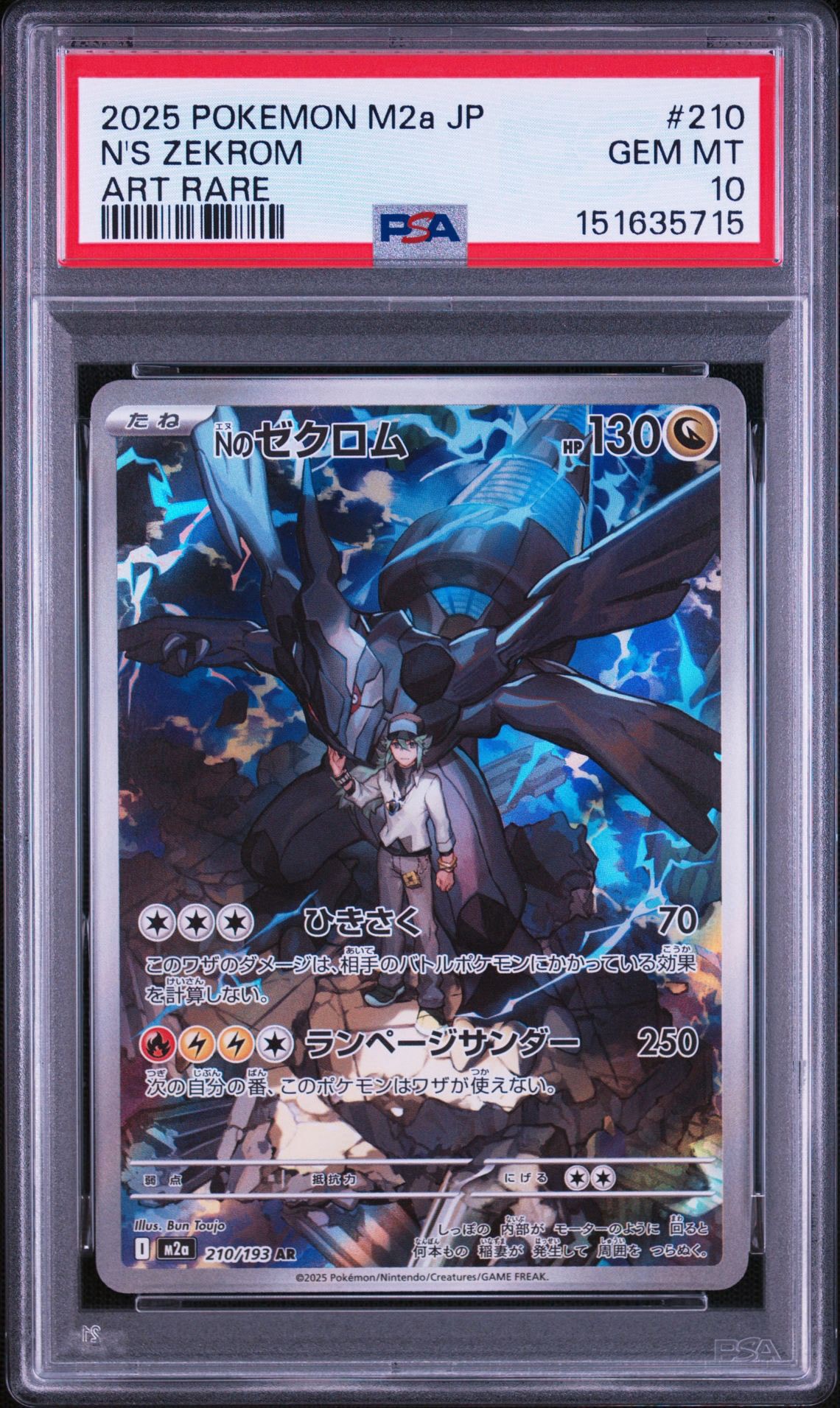 ポケモンカード Nのゼクロム AR 20枚セット M2a MEGAドリームex Nのゼクロム AR [M2a 210/193](ハイクラスパック「MEGAドリームex