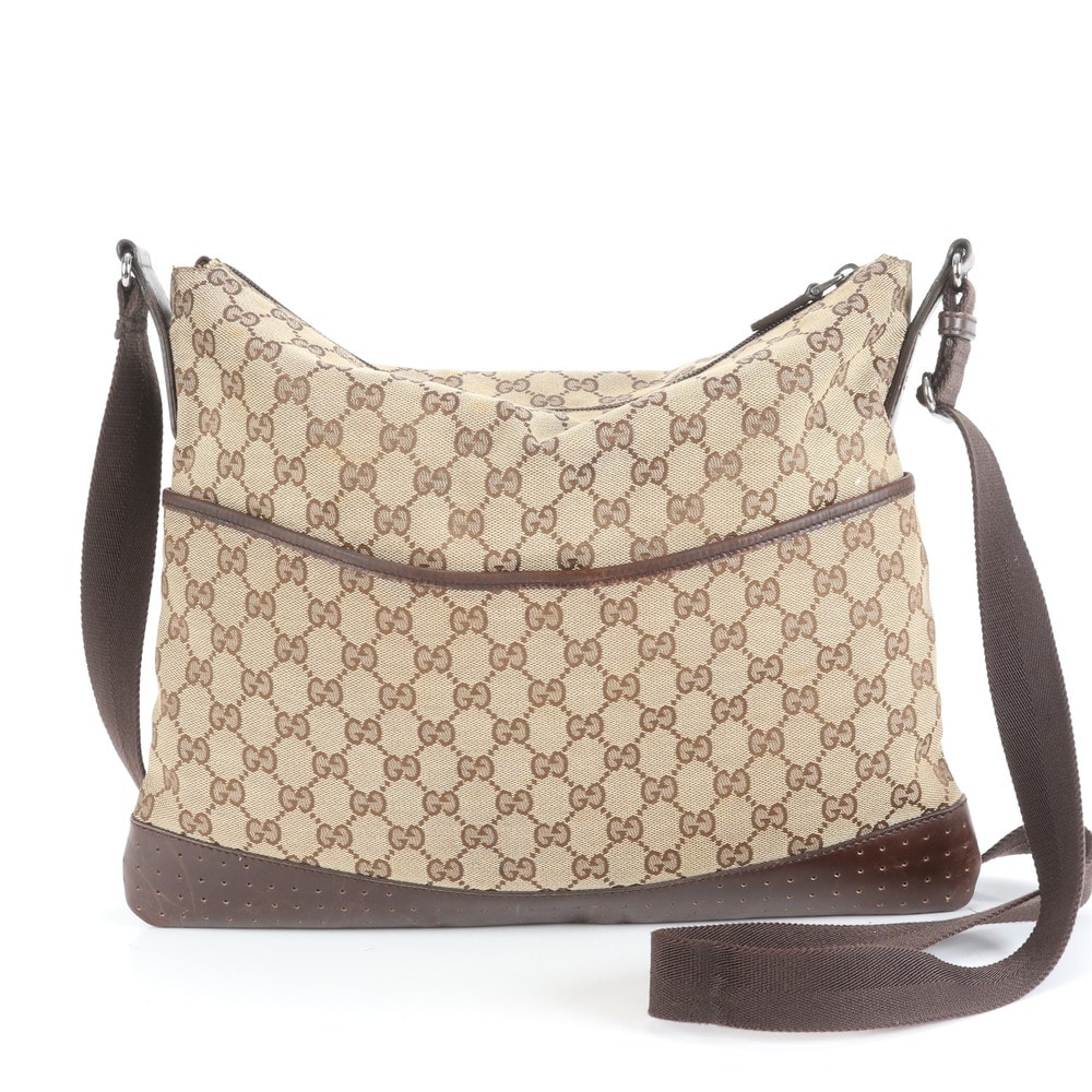 ■極美品 グッチ GGキャンバス 145856 ショルダーバッグ