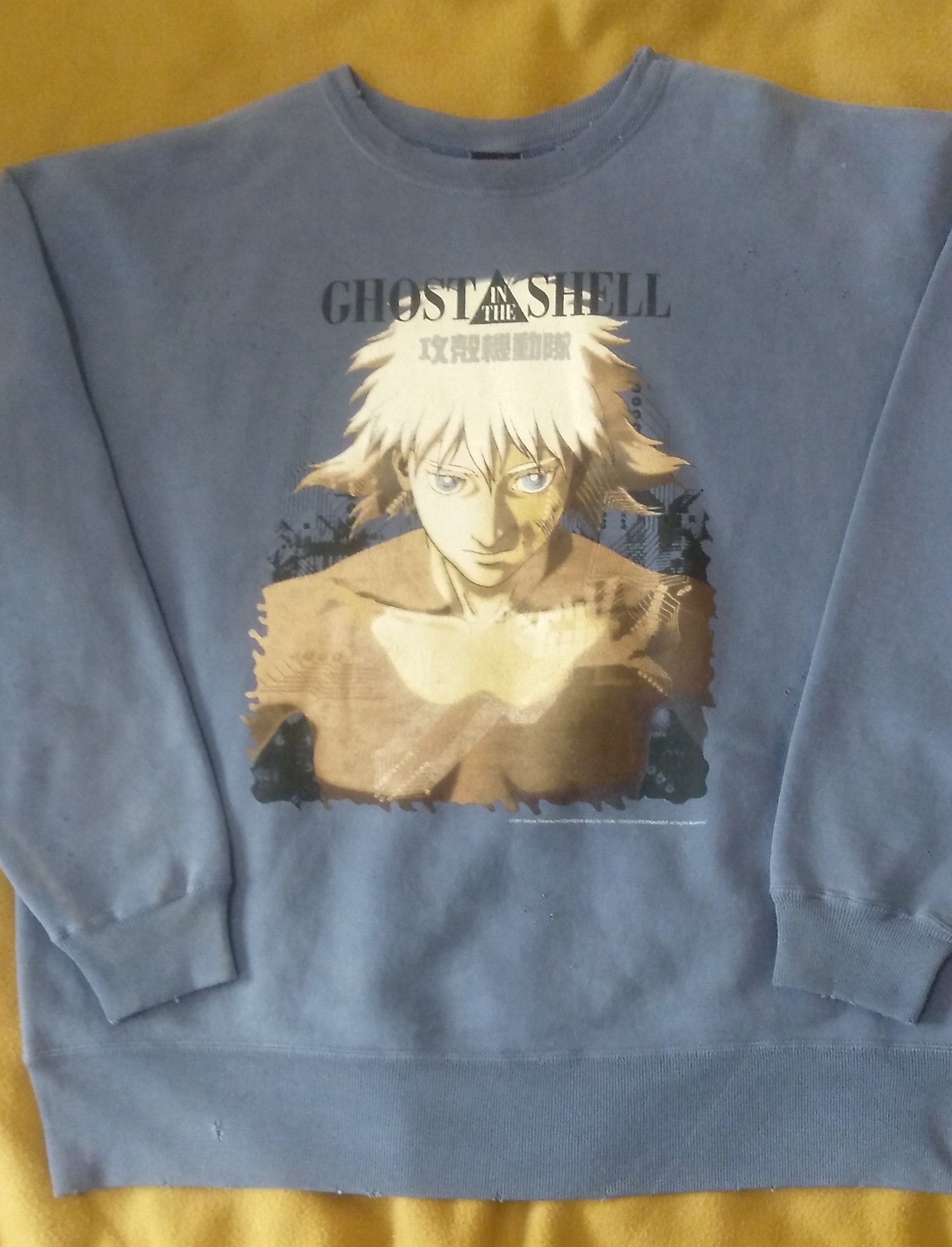 SAINT Mxxxxxx x GHOST IN THE SHELL Crew Neck Sweat "Navy"