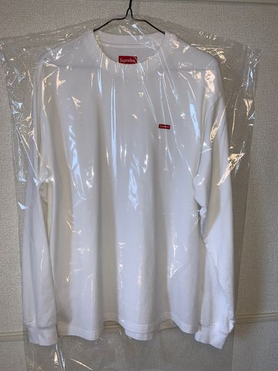 Supreme Small Box L/S Tee "White"(21FW)
