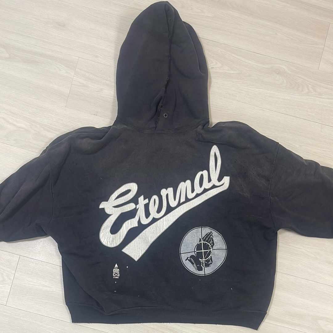 SAINT Mxxxxxx x FEAR OF GOD Hoodie "Black"