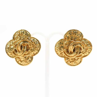 シャネル CHANEL イヤリング ココマーク メタル ゴールド レディース【中古】 e61141a