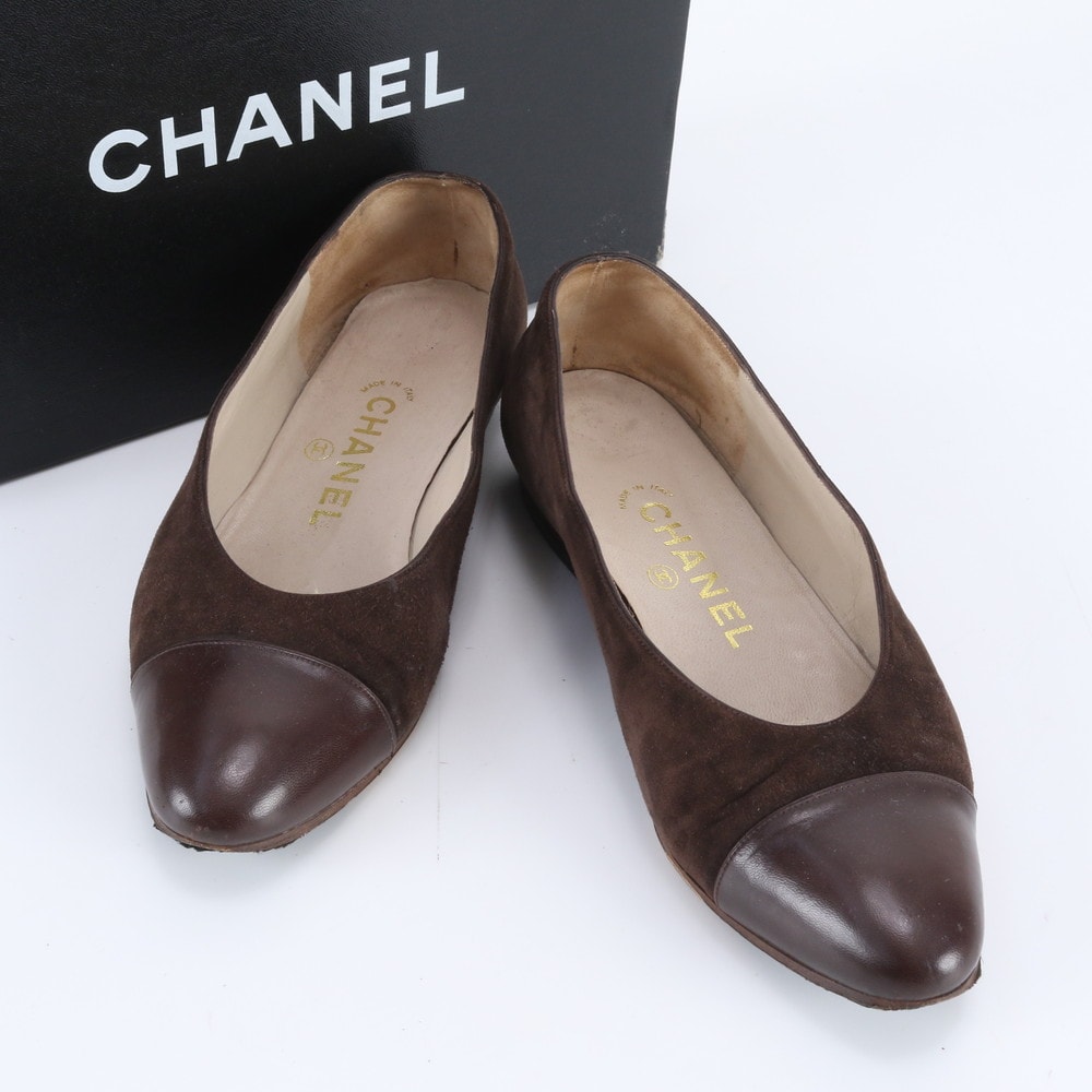 シャネル パレリーナ 5 1/2パンプス レザー
