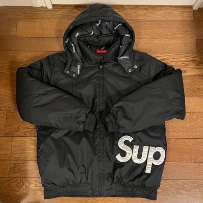 Supreme Sideline Side Logo Parka "Black"