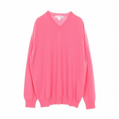 コムデギャルソンシャツ COMME des GARCONS SHIRT ニット 衣料品 トップス ウール メンズ ピンク系 【中古】