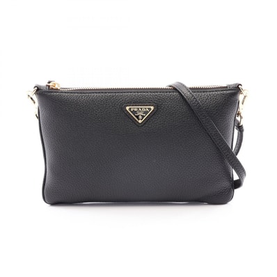 プラダ PRADA VIT.DAINO SOFT ショルダーバッグ バッグ レザー レディース ブラック系 1NI0612DKVF0002 【新品】