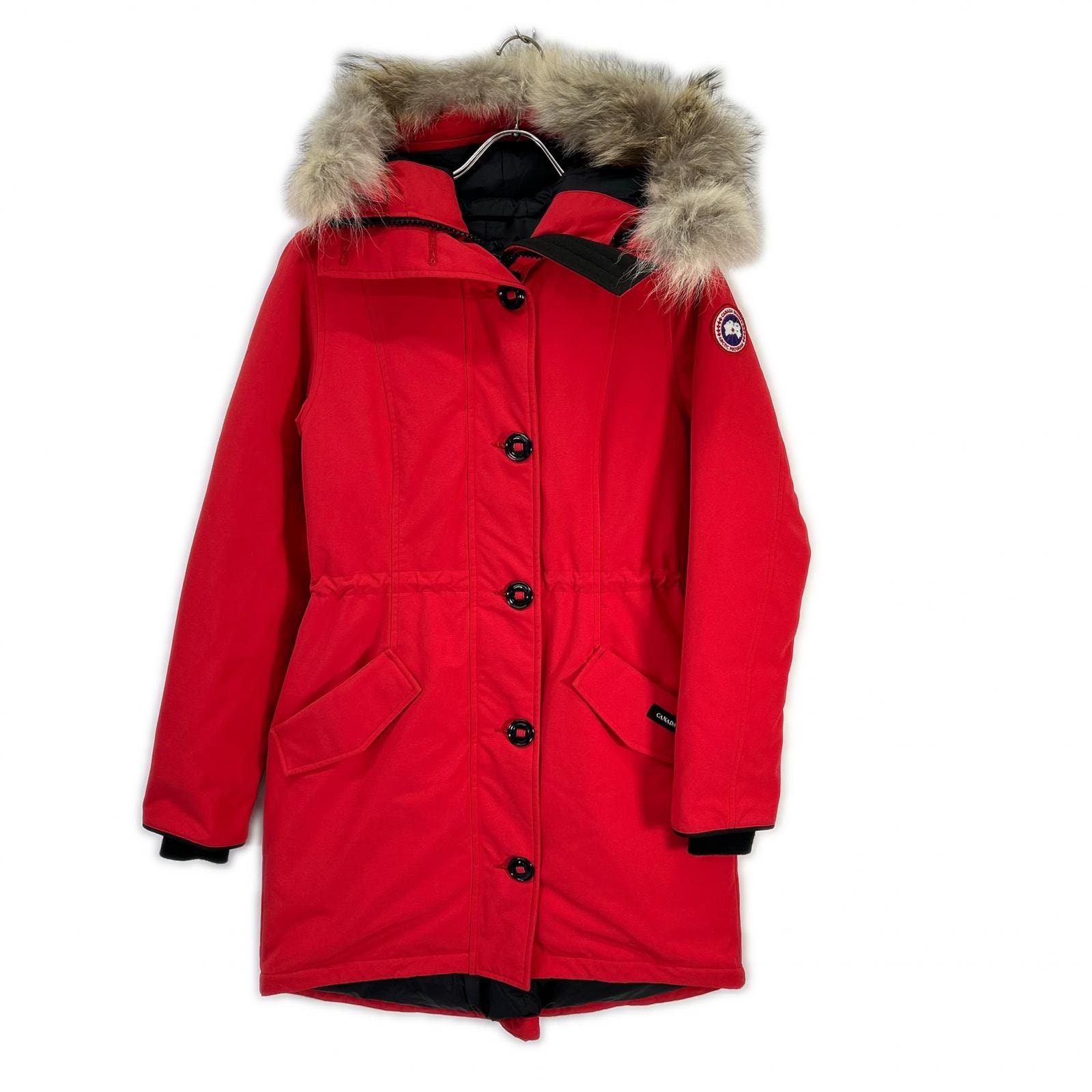 カナダグース 2580L レッド ROSSCLAIR PARKA S