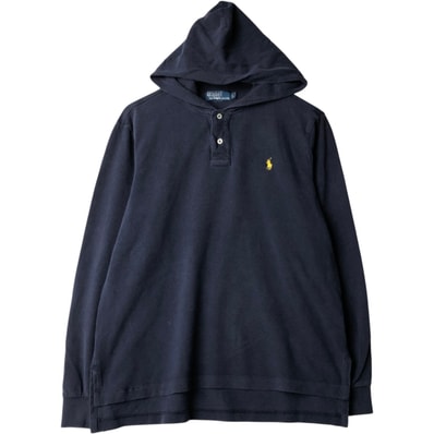 古着 ラルフローレン Ralph Lauren POLO by Ralph Lauren フード付き ロングTシャツ ロンT メンズL相当/eaa649444