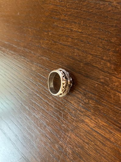 Chrome Hearts Floral Cross Ring "Silver"