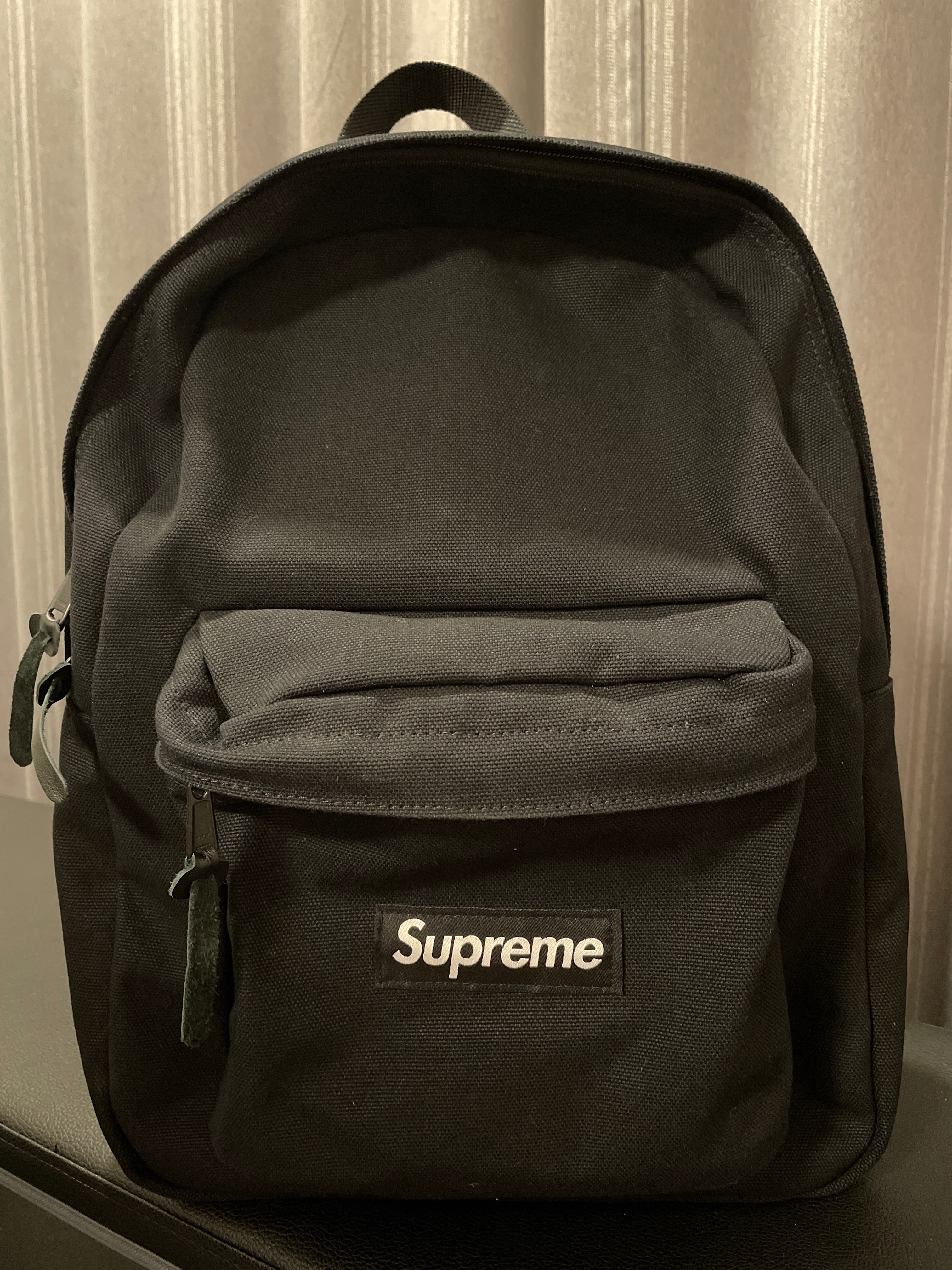Supreme Canvas Backpack "Black"