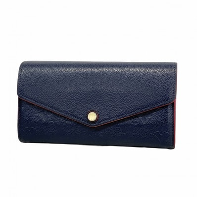 ★最終価格【6da0528-k】ルイヴィトン 長財布 モノグラム・アンプラント ポルトフォイユサラ M62125 マリーヌルージュ【中古】レディース