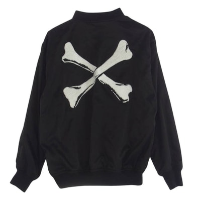WTAPS ダブルタップス ジャケット 232TQDT-JKM03 GUTTER / JACKET / POLY. VVT. TEXTILE 01 クロスボーン スーベニア リバーシブル ジャケット ブラック系 1【極上美品】【中古】