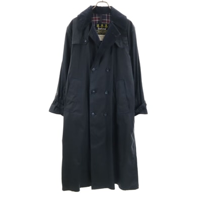 Barbour バブアー 90s 3ワラント TRENCH COAT オールド オイルド トレンチコート C36 グレー系