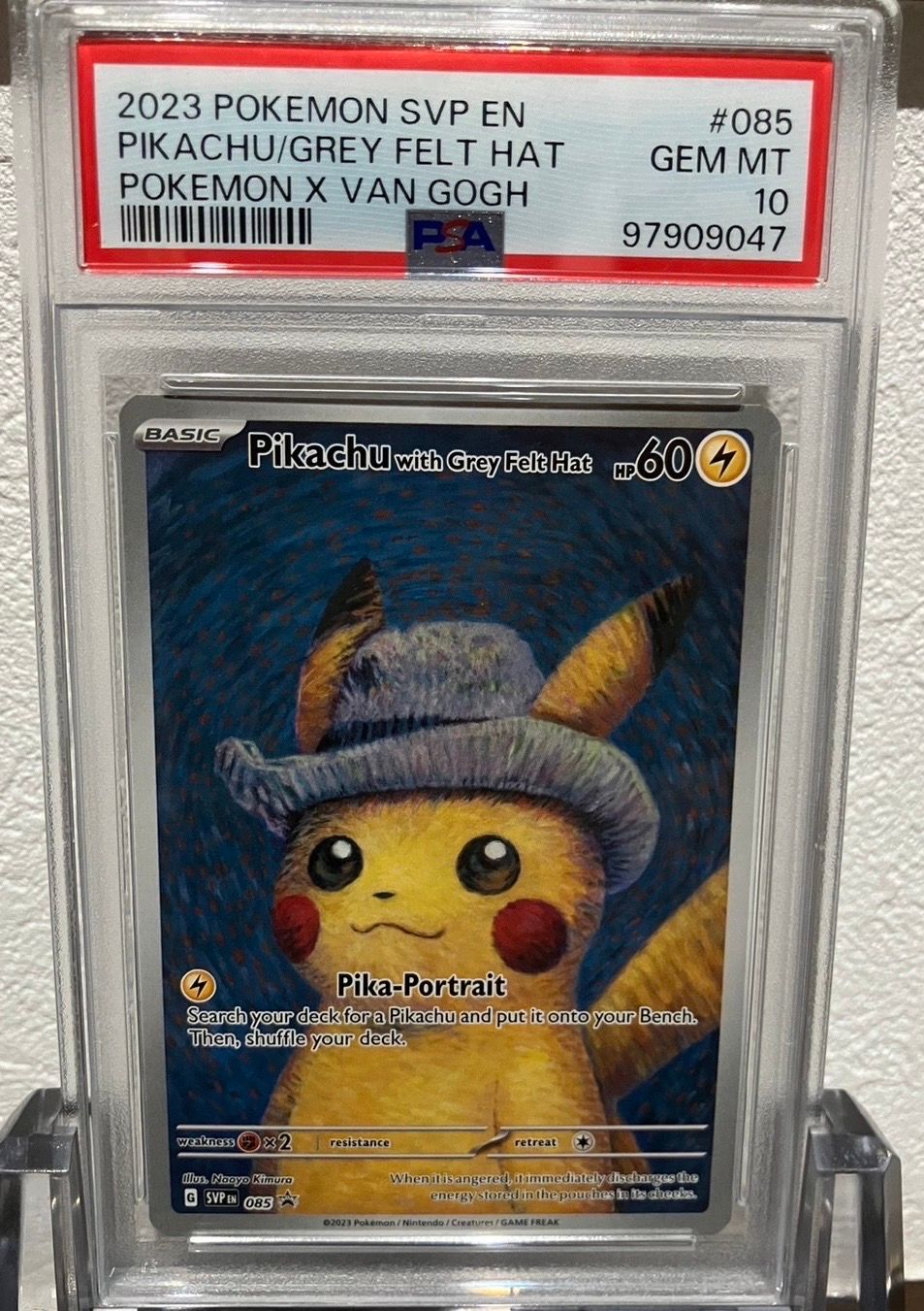 ピカチュウ : プロモ [SVP EN 085](「ゴッホ展」 プロモーションカード「SVP EN」) 【英語版】