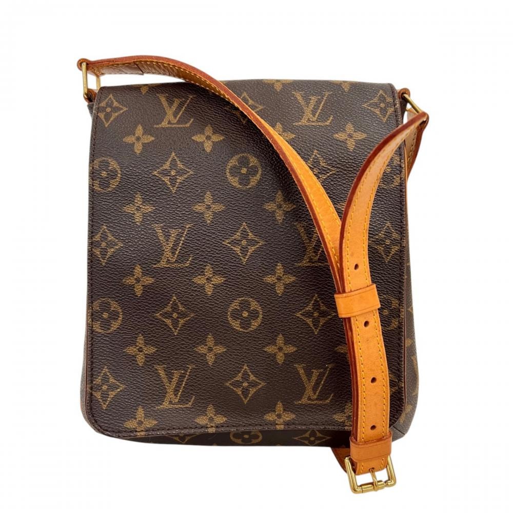 LOUIS VUITTON ルイヴィトン ショルダーバッグ ミュゼット・サルサ ロング ロングストラップ 斜め掛け M51387 モノグラムキャンバス ブラウン 茶 ゴールド金具 レディース【中古品】