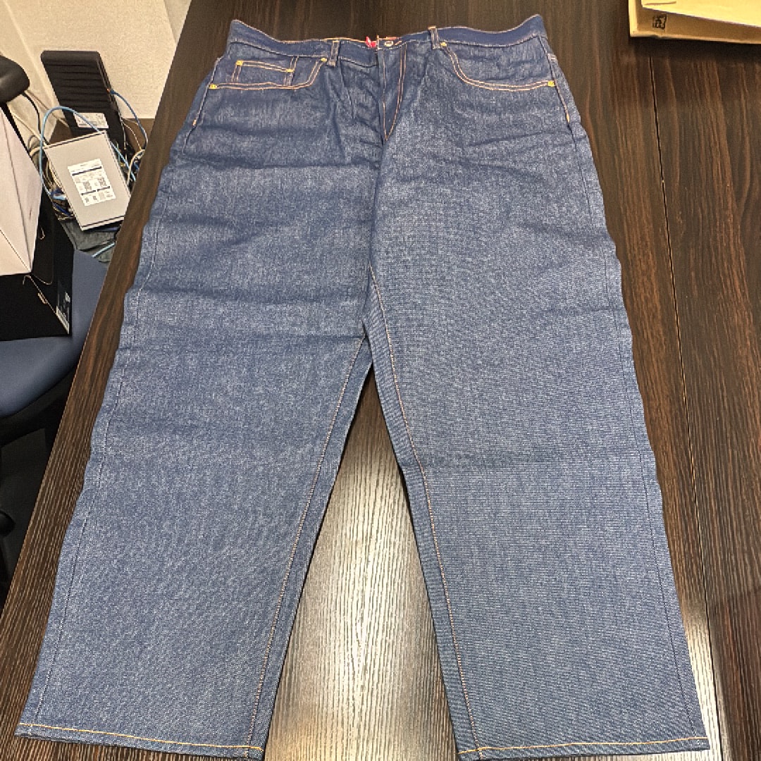 supreme baggy rigid denim indigo