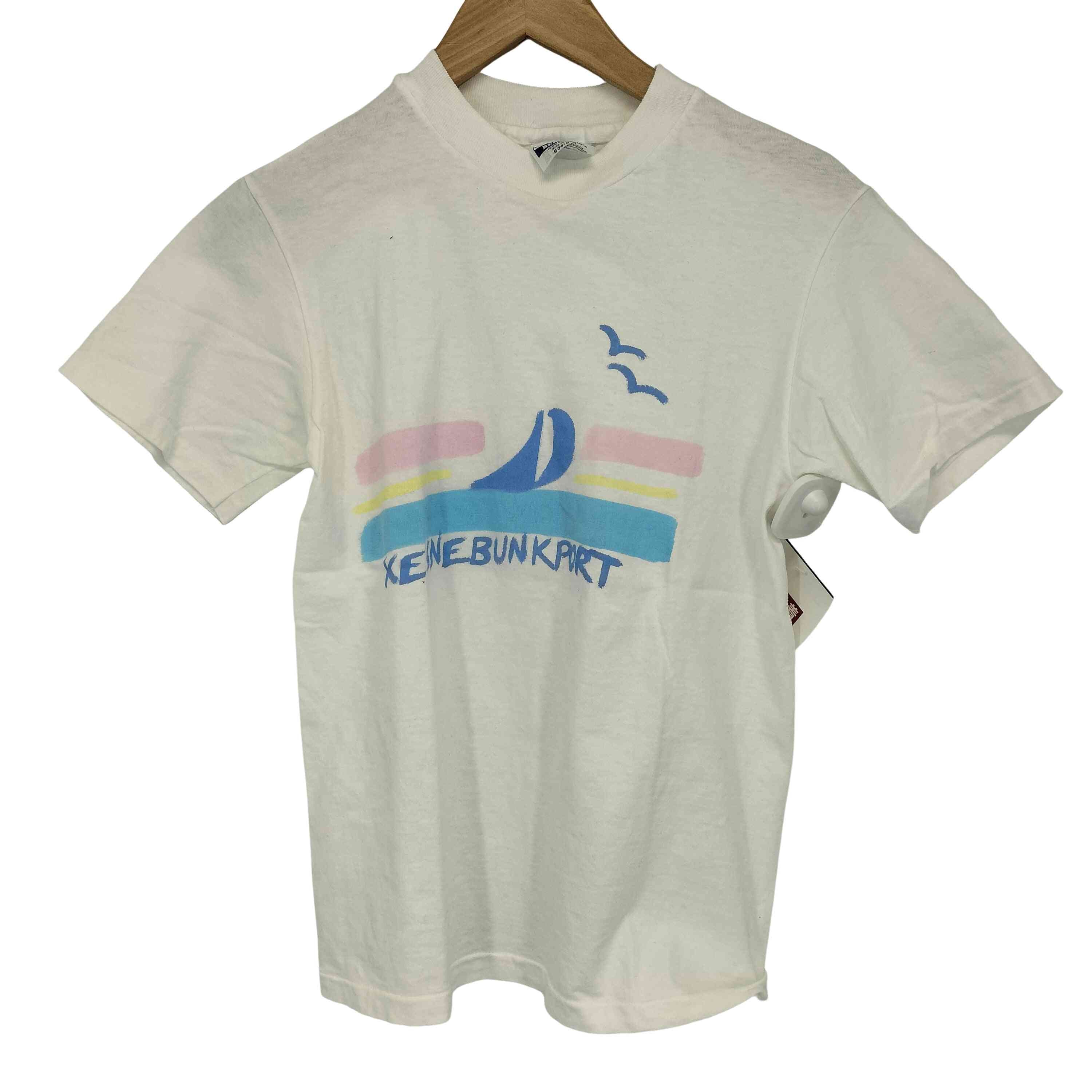 90S USA製 シングルステッチ プリントクルーネックTシャツ【1141113202628】