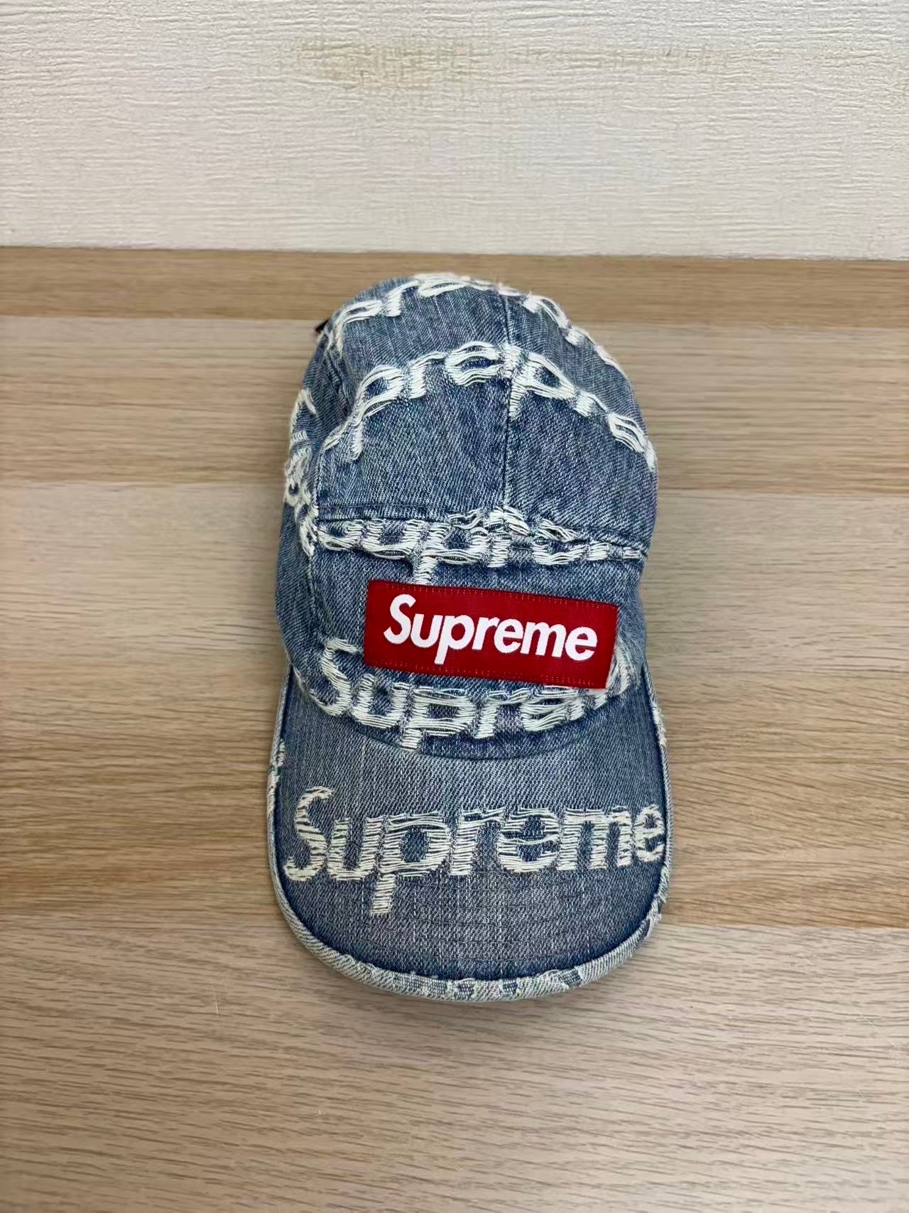 Supreme Bandana Jacquard Denim Camp Cap 