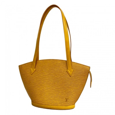 【6dc3947】ルイヴィトン ショルダーバッグ エピ サンジャックポワニエロング M52339 タッシリイエロー【中古】レディース